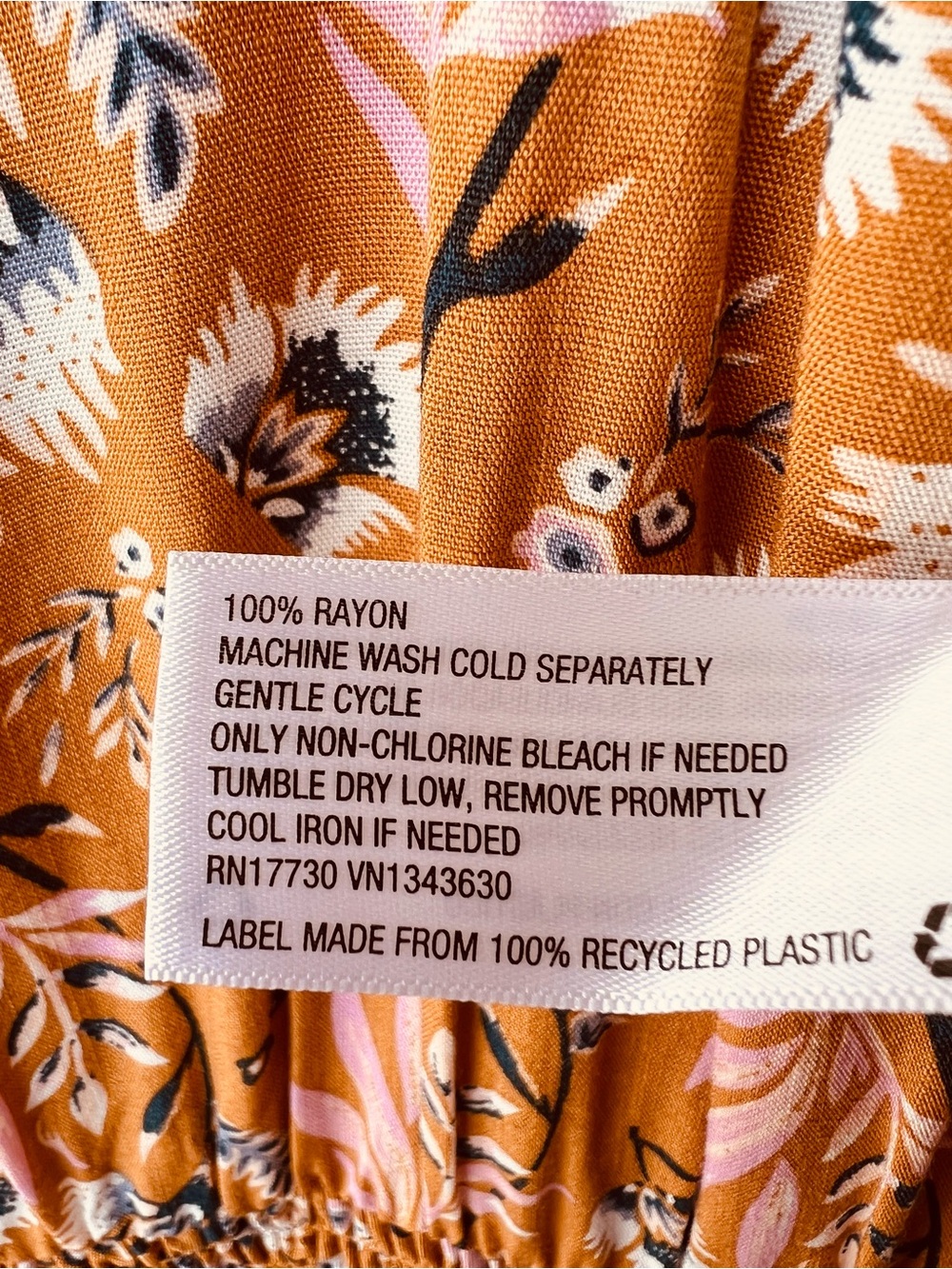 Universal Thread Floral Maxi Dress XL Mustard Yellow Ruffle Balloon Sleeve NWT - Picture 6 of 7